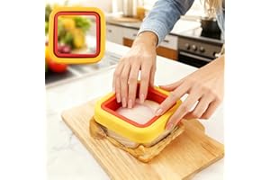Sandwich Cutter Mold Set for Bread Cutting DIY Lunchbox Snacks Kitchen Tool Square Shape Sandwich Maker Mold for Home Bento