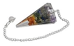 Chakra Orgone Crystal Pendulums for Divination and