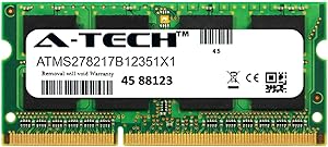 A-Tech 8GB Module for Dell Latitude E7450 Laptop & Notebook Compatible DDR3/DDR3L PC3-12800 1600Mhz Memory Ram (ATMS278217B12351X1)