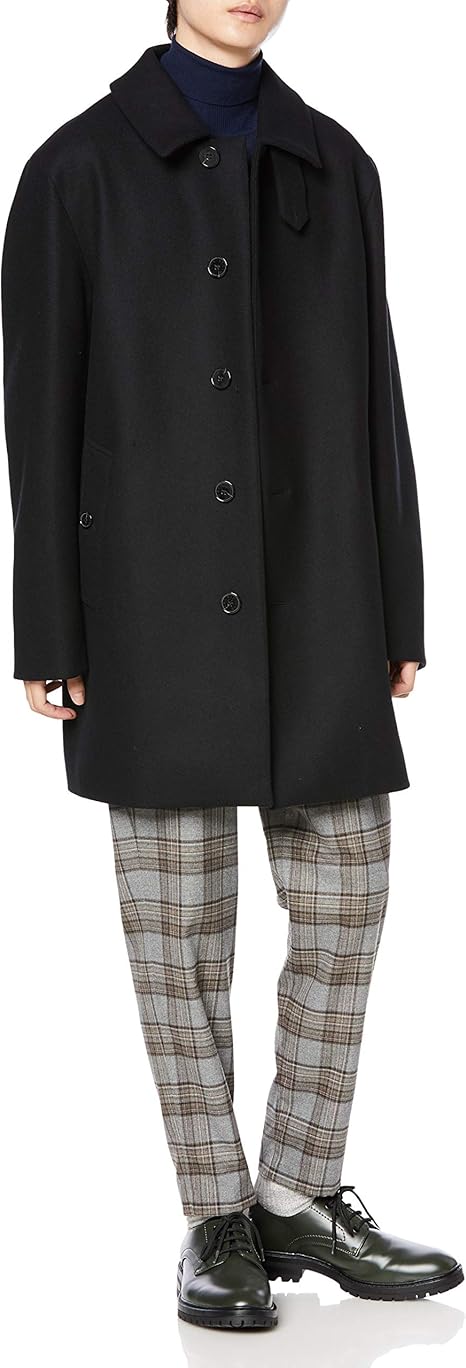Amazon マッキントッシュ ステンカラーコート Dunoon メンズ Black Uk 38 日本サイズm相当 並行輸入品 コート ジャケット 通販