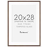 20x28 Oak Wood Picture Frame, 20"x28" Poster Frame