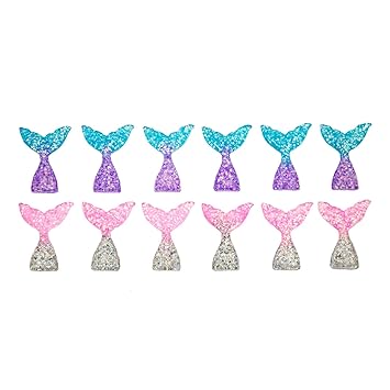 Oblique Unique 12 X Pinne A Coda Di Sirena Decorazione Da