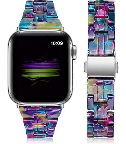 Amazon.com: GELISHI Colorful Band Compatible with Apple Watch Band
