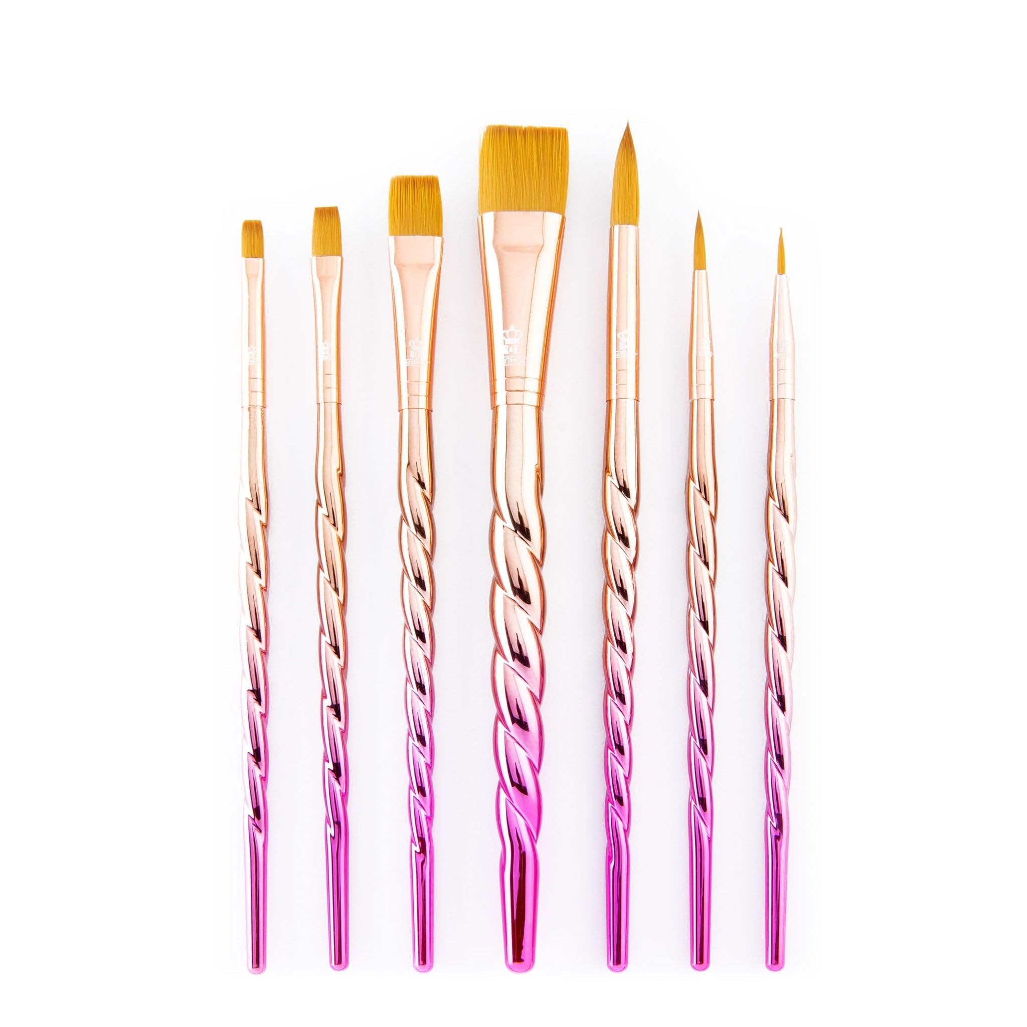 Royal & Langnickel Mythos Unicorn 7 PC Brush Set, Purple