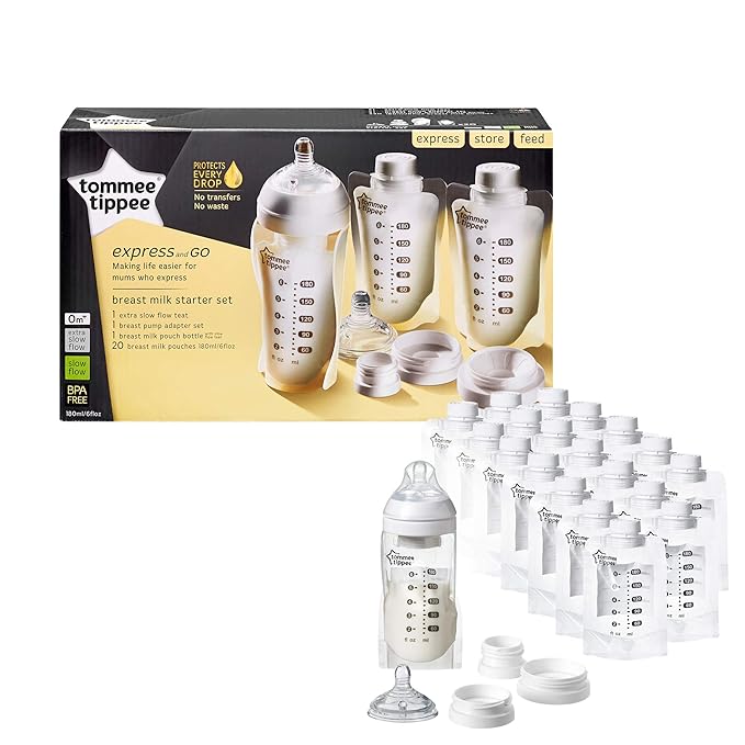 tommee tippee complete breast milk starter set