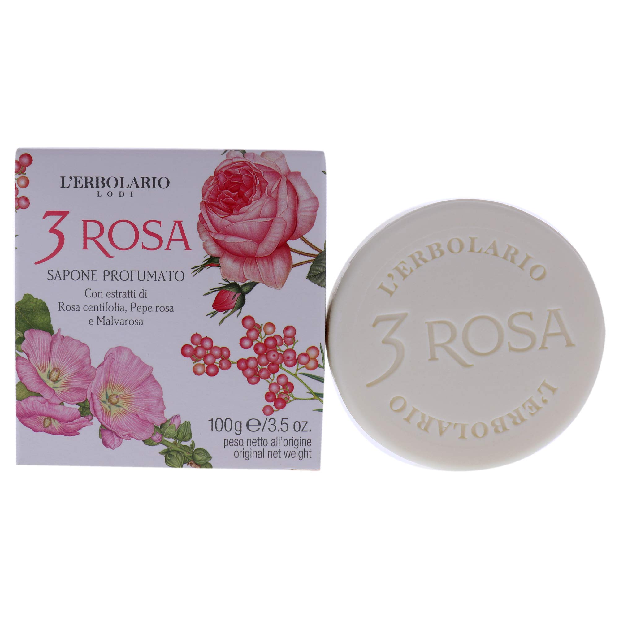 L'Erbolario 3 Rosa Soap