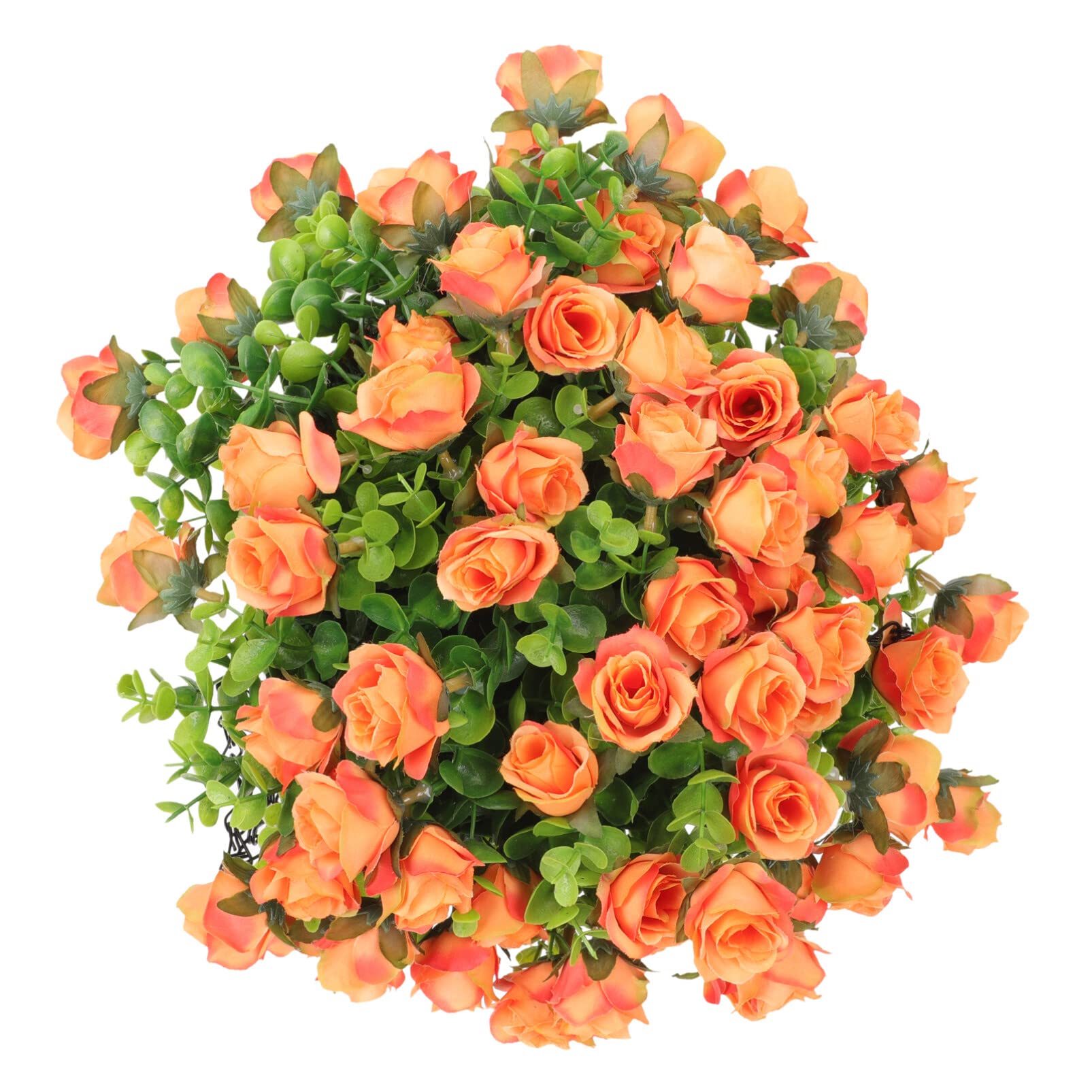 Artibetter Artificial Flowers in Basket Artificial Hanging Baskets with Flowers Coconut Lining Basket Hanging Daisy Plant with Hook for Patio Garden Porch Deck Decoration