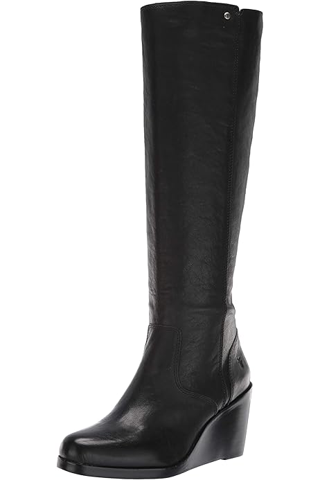frye emma knee high wedge boot