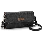 Wrangler Small Leather Purse Side Cross Body Bags for Women Mini Phone Purse