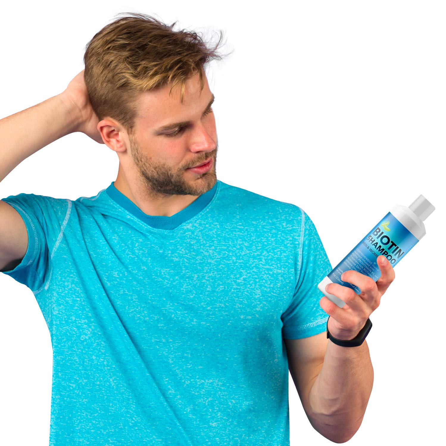 Biotin Shampoo for Hair Growth B-Complex Formula for Hair Loss Removes DHT for Thicker Fuller Hair Anti Dandruff Formula with Zinc Tea Tree Oil Extract Jojoba Oil Argan Oil For Women and Men 8 oz: Beauty