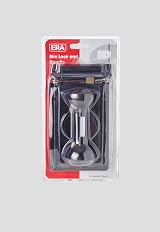 ERA Rim 6 x 4-inch Sashlock with Handles Black view 2
