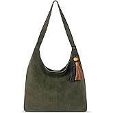 The Sak Huntley Hobo Bag - Premium Leather Women's Purse for Everyday & Travel - Large Handbag with Shoulder Bag Straps