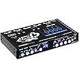 4 Band Parametric Equalizer - Bluetooth Wireless Audio Connectivity, Blue Light Illumination, Works with All of Today’s Latest Devices, 3.5mm AUX Input Jack, Input Gain Adjustments - Lanzar