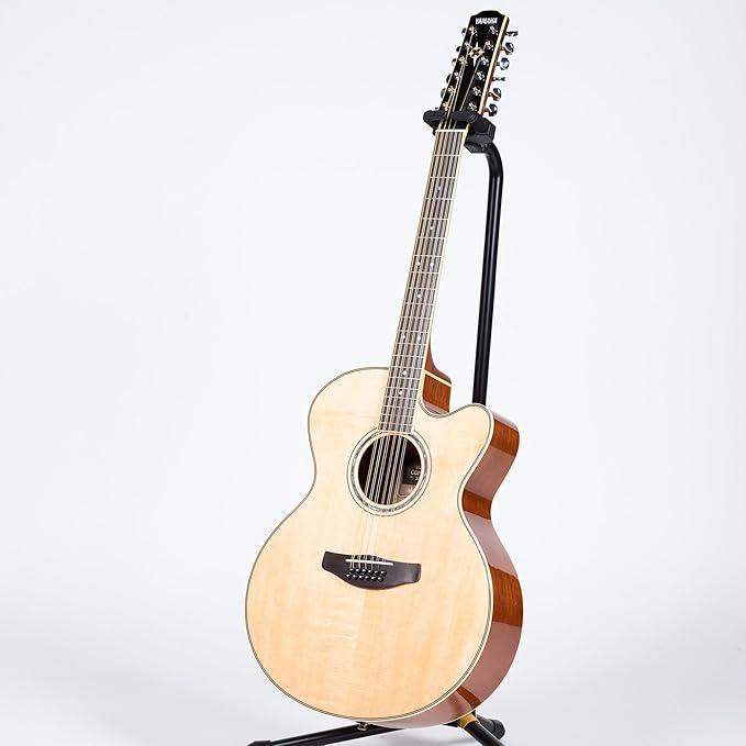 Yamaha CPX700II12 12String Cutaway AcousticElectric Guitar Natural Amazon.co.uk Musical