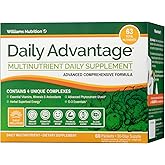 Dr. David Williams' Daily Advantage Multi-Nutrient Vitamin Supplement for Immune, Cardio and Cognitive Health, and Total Body Wellness, 60 Packets