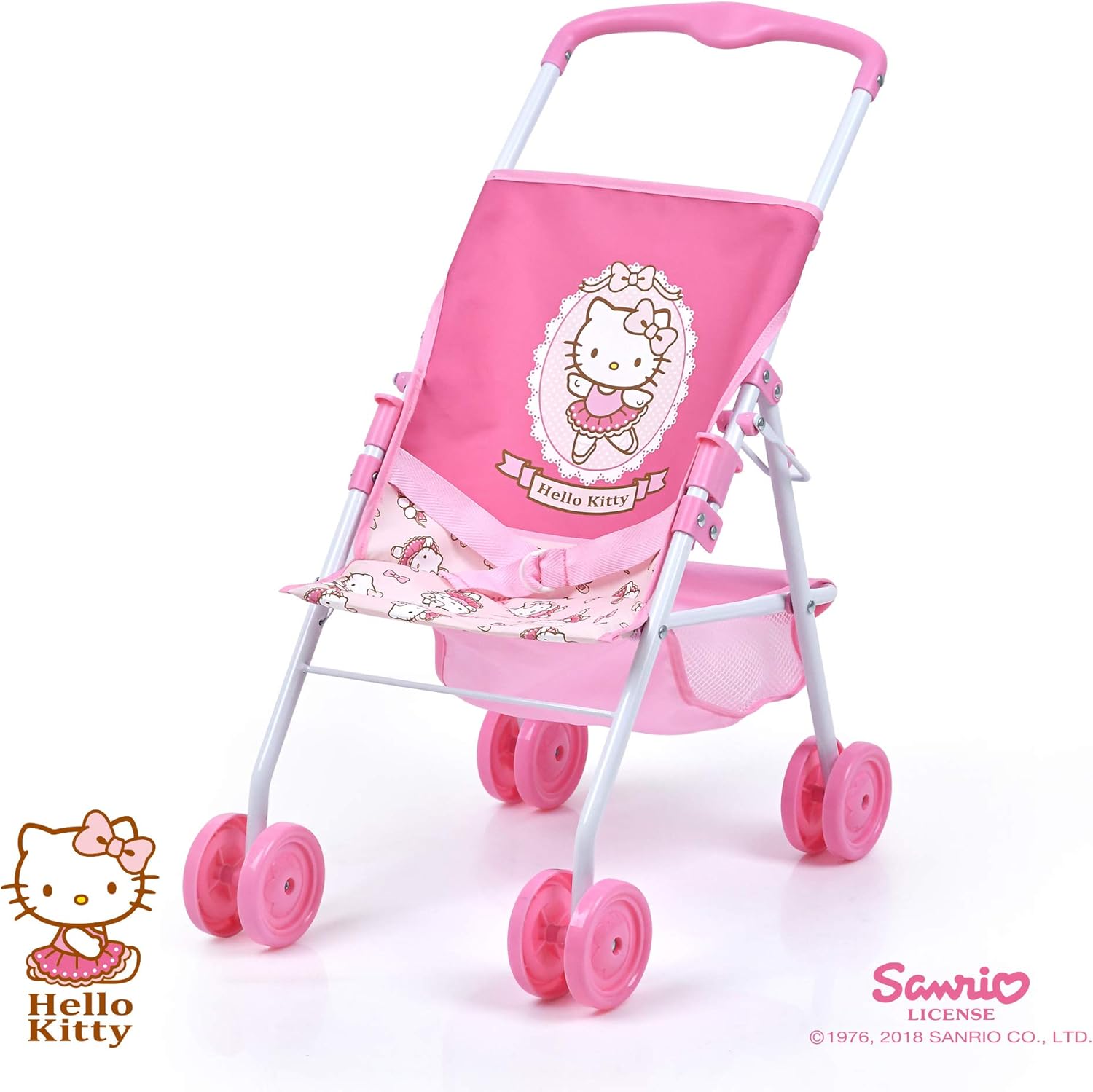 hello kitty doll pram