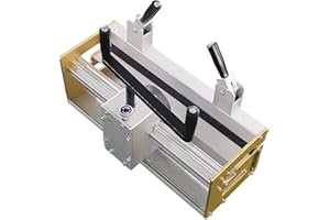 KOTENTOP 14” Manual Roller Lacer Conveyor Belt Lacing Tool Machine for PVC PVK Belt Mechanical Splice Suitable for Flexco Alligator Mato Clipper Wire Hook Buckle Spike Fastener with 2 Face Strips