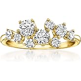 Ross-Simons 1.00 ct. t.w. Lab-Grown Diamond Cluster Ring in 14kt Yellow Gold