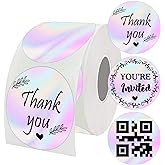 2 inch Direct Thermal Labels Gradual Change Round Circle Color-Code Dot Labels for Thermal Label Printer Color Coding Dot Shipping Label Printer for Barcodes Home Business 500 Pcs Per Roll