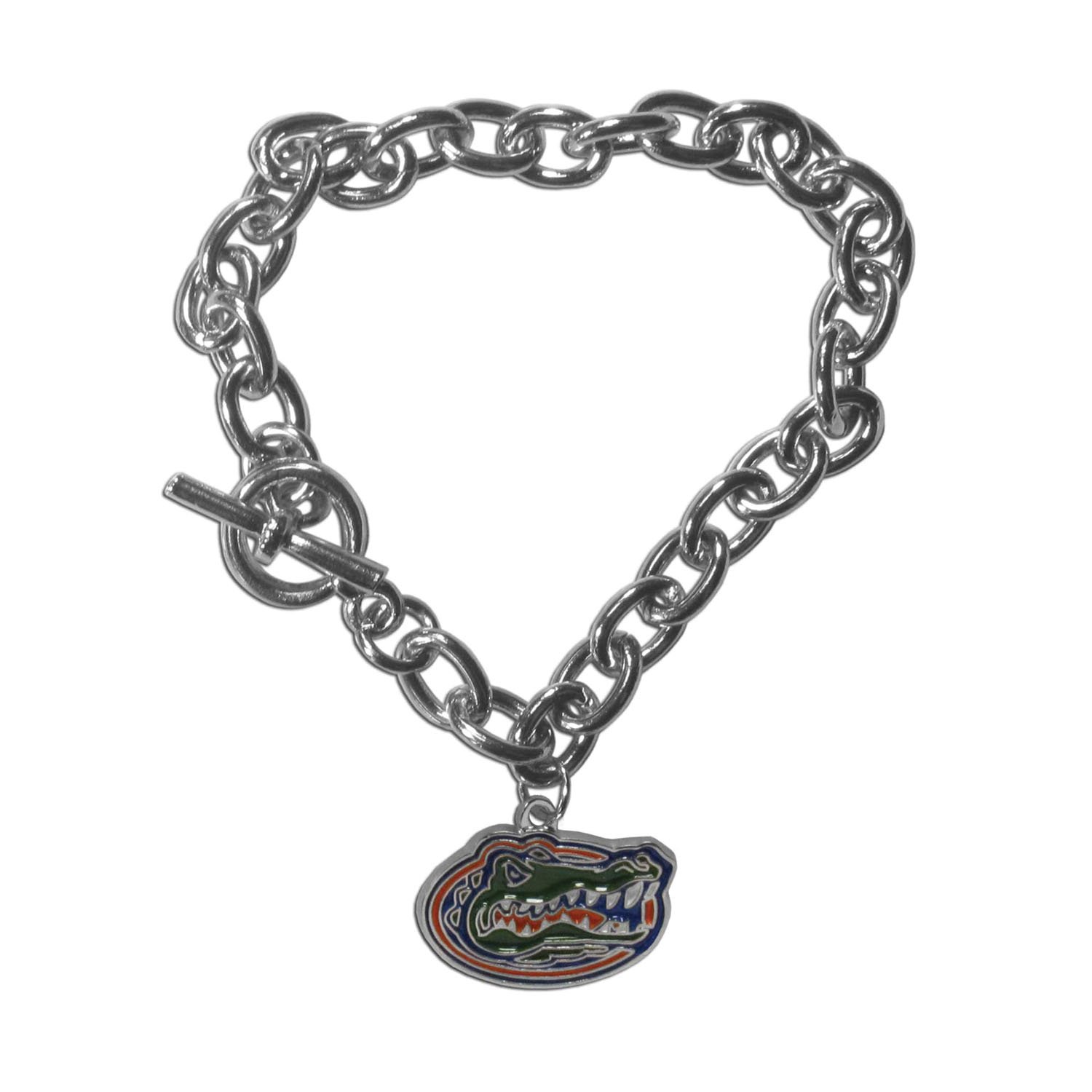 Siskiyou NCAA Sports Womens Florida Gators Charm Chain Bracelet One Size Team Color