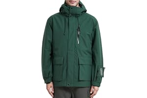 MONTFLIX Men's Ski Jacket Waterproof Insulated Winter Snow Coat for Outdoor Snowboarding Raincoat