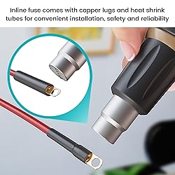 NuIth 60 Amp Fuse Holder Stereo Inline Fuse