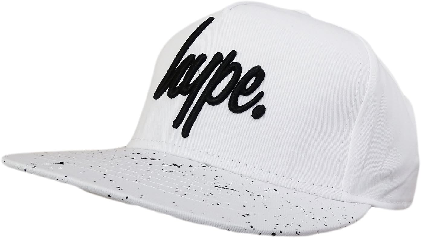 Hype Speckled Peack Snapback Cap / Headwear - Hype Speckle Peak White