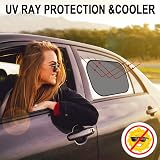 WIN.MAX 2 Pack Car Window Shades Kids UV Protection Sun Shade 51x31 cm view 2