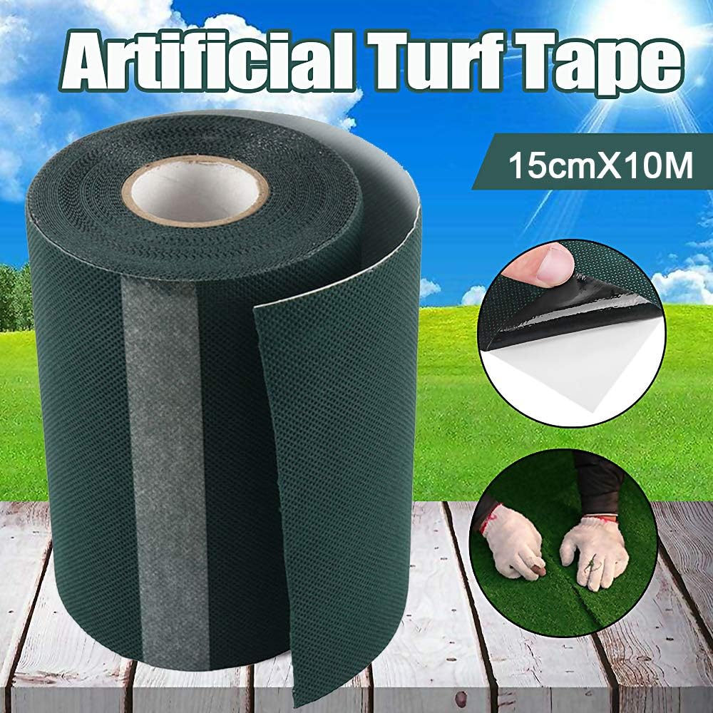 Anemoner Artificial Grass Seaming Tape, 10m X 15cm Self Adhesive Joining Turf Tape Connecting Synthetic Lawn Carpet for Garden Outdoor - Image 3