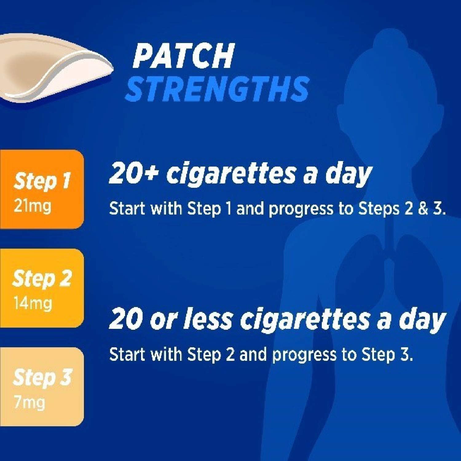 Nicotinell Nicotine 7mg Patch (Count of 7), Nicotine Patches, Stop Smoking Aid, 24h Craving Control - Image 4