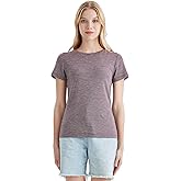 Merino Protect 100% Merino Wool T Shirts Women Crew Neck Tops Short Sleeve Odor Resistance Base Layer Travel Hiking Tee Shirt