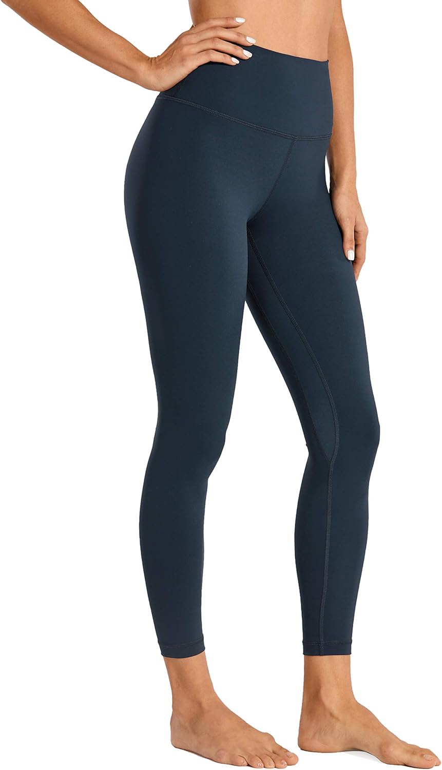 CRZ YOGA Women's 7/8 High Waisted Yoga Pants Workout Leggings Naked Feeling I-25 Inches: Clothing