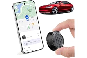 Mini GPS Tracker for Vehicles - Magnetic Car Tracker Device, Hidden | Real-Time Tracking | No Extra Monthly Fee | Long Batter