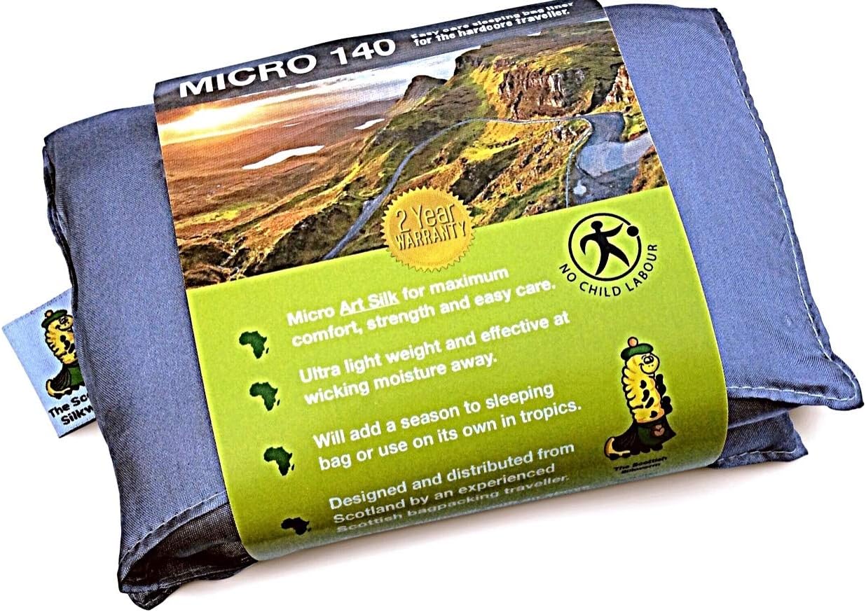 Scottish Silkworm Micro - Art Silk Sleeping Bag Liner