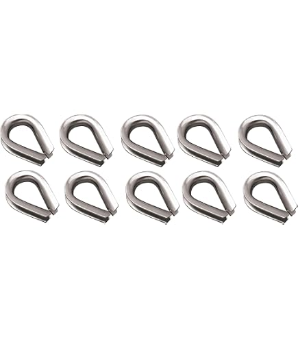 Accesorios M6 Cable 1/4 24 Dedales De Acero Inoxidable M6 - Para