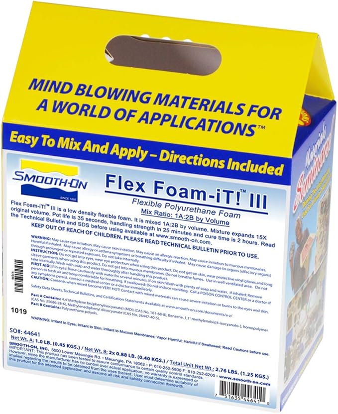 SmoothOn Flex FoamIt! 3 Pourable Flexible Foam Trial Unit by SmoothOn, Inc. Amazon.co.uk