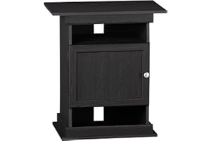 Flipper by Ollie & Hutch Flipper 10/20 Gallon Aquarium Stand, Black Oak
