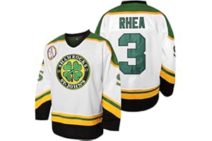 MESOSPERO 3 Ross The BOSS Rhea St John's Shamrocks Jerseys with EMHL Patch Hockey Jersey for Men
