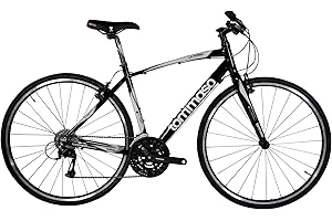 Tommaso La Forma Aluminum & Carbon Mens Hybrid Bike Women Road Bicycle Adult Bikes Womens