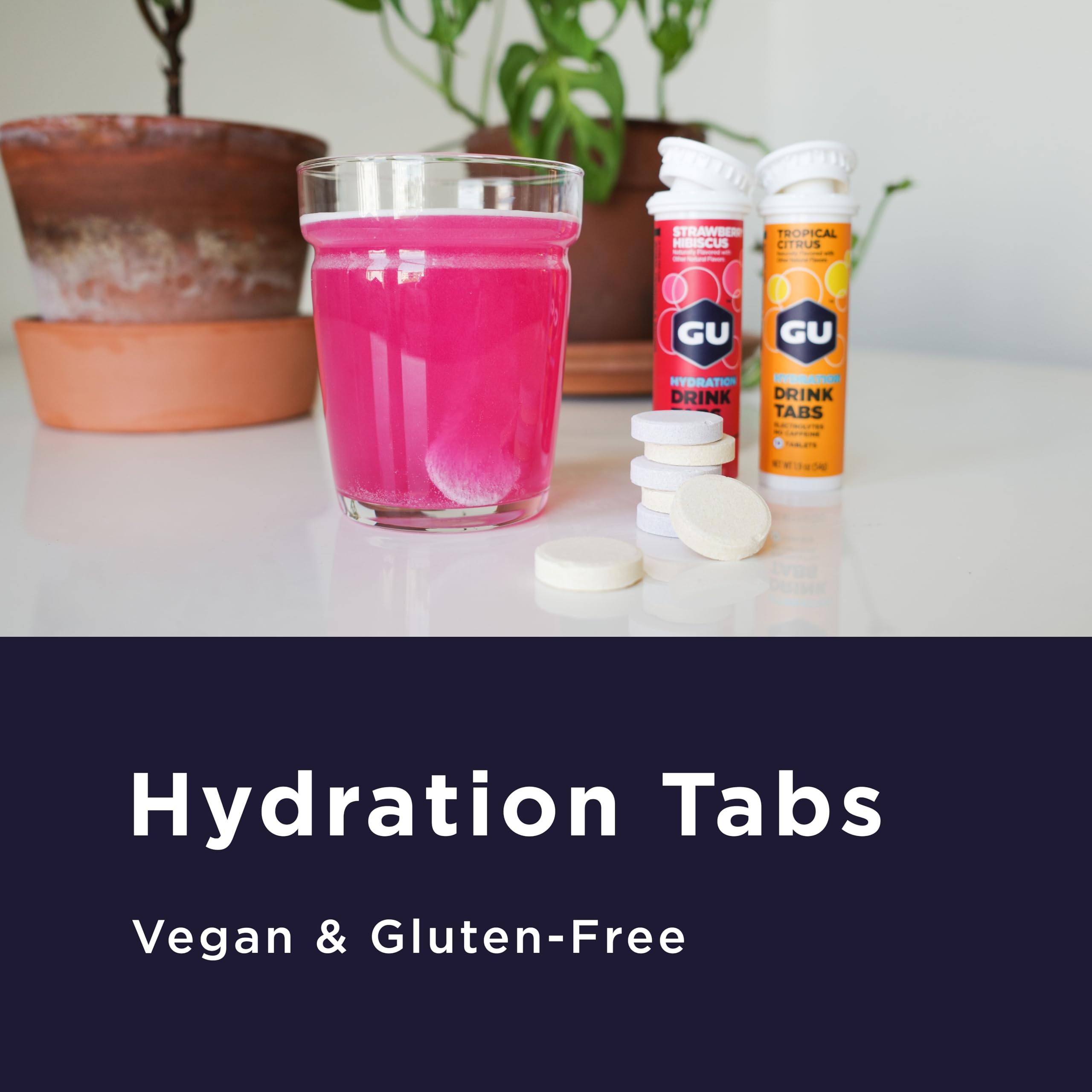 GU Energy Hydration Electrolyte Drink Tablets, Enhanced Endurance Sports Drink for Running, Cycling, Triathlon, 4-Count (48 Servings), Assorted Flavors