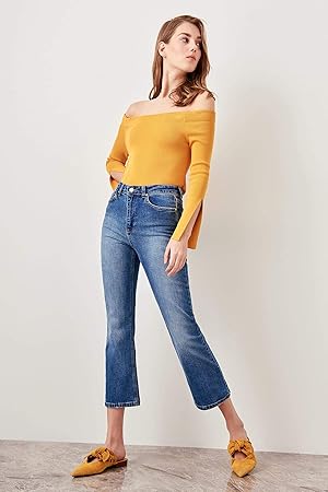 Ynzkdm Jeans De Mujer Moda Para Mujer Jeans Elegante Slim Fit