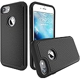 iPhone 7 Case, ATGOIN Dual Layer iPhone 7 Case EXTREME Shock-Absorption Tri-Layer Accessories Protection Heavy Duty Cover Protective Cases for iPhone 7 (2016) - Black