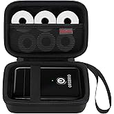 Elonbo Carrying Case for ORGBRO X1 Label Maker Machine, Portable Bluetooth Label Printer Storage Holder, Wireless Built-in Cutter Small Label Makers Handheld Sticker Maker Travel Bag, Black