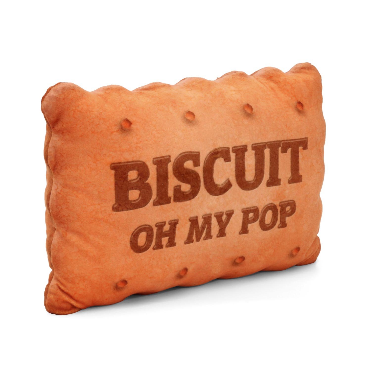 Oh My Pop! Biscuit-Large Cushion, Beige, 40 x 31 cm