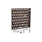 Earring Holder for Stud Earrings Jewelry Organizer Hanging Closet Storage Rack, Sariea Rubbed Bronze