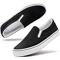 canvas slip on shoes white