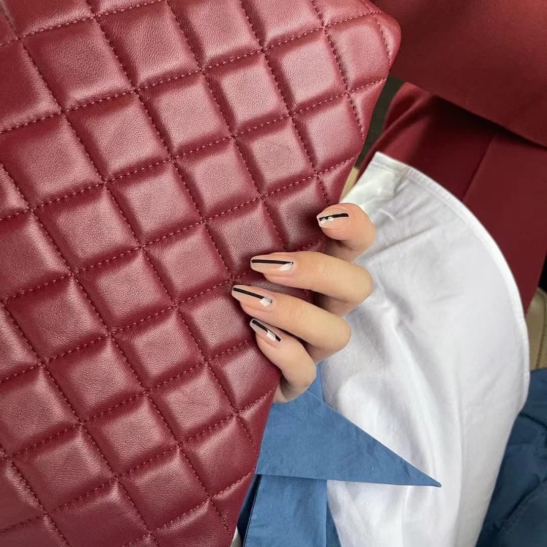 French Line Nail Art Sticker Decals Black Silver White Gold Straight Stripe Nail Art Stickers for Nail Art Decoration Suitable for Men Women Couples - Image 4