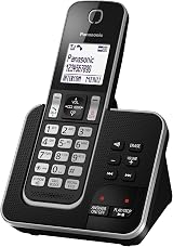 Panasonic KX-TGD620 Cordless Phone with Answering Machine Hands Free