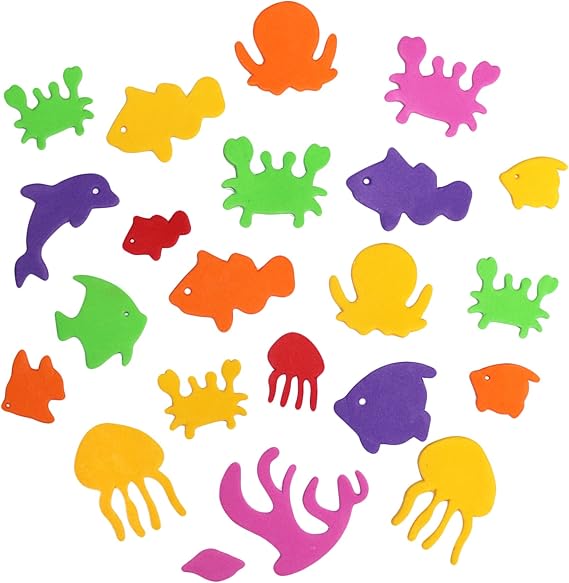 Arts & Crafts SelfAdhesive Foam Sea Creatures (Pack of 20) Amazon.co