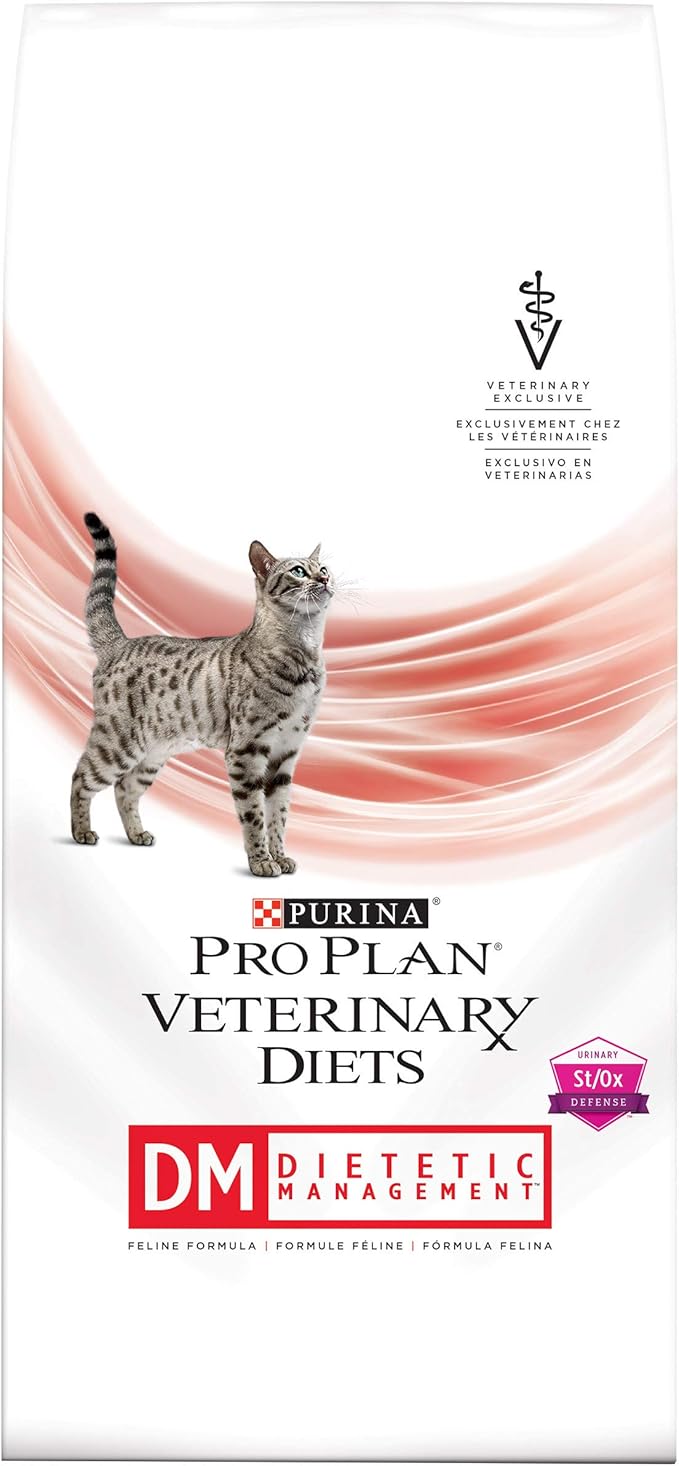 Amazon Com Veterinary Diets Purina Pro Plan Dm Dm Dietetic Management Dry Food 1 10 Lb Bag Pet Supplies